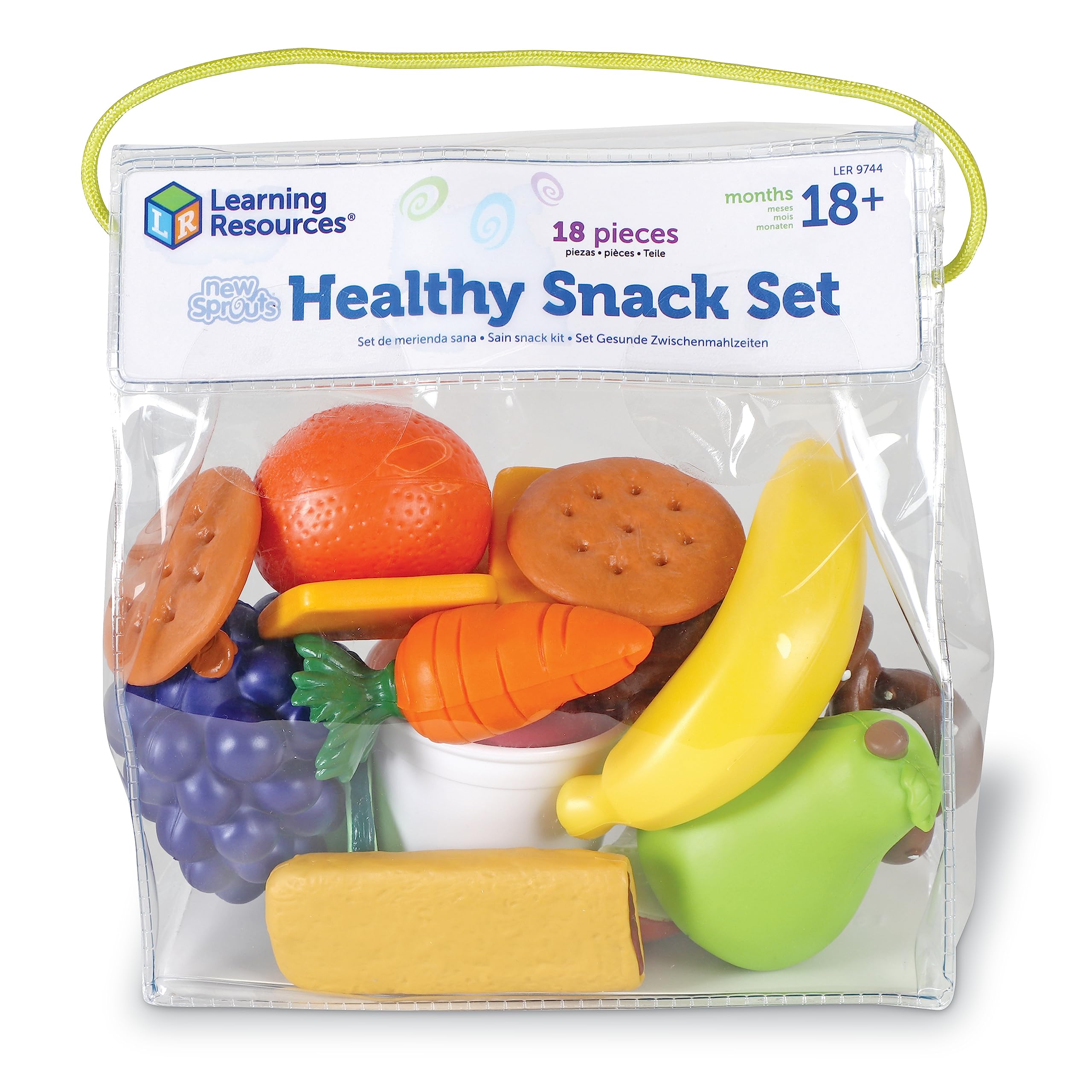 Foto 5 | Pretend Play Food Set Learning Resources New Sprouts 18 Meses O Más - Venta Internacional.