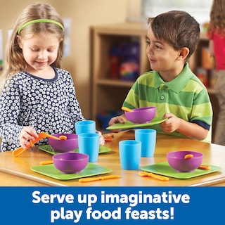 Foto 2 | Set De Platos Learning Resources ¡new Sprouts Serve It! 24 Piezas - Venta Internacional.