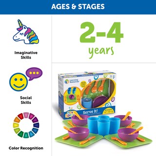 Foto 5 | Set De Platos Learning Resources ¡new Sprouts Serve It! 24 Piezas - Venta Internacional.