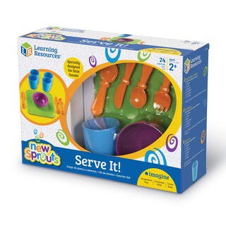 Foto 7 | Set De Platos Learning Resources ¡new Sprouts Serve It! 24 Piezas - Venta Internacional.