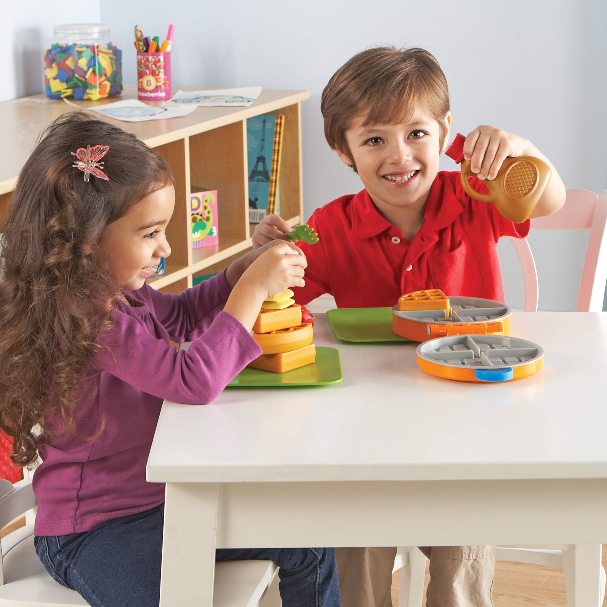 Foto 4 pulgar | Pretend Play Food Set Learning Resources New Sprouts Waffle - Venta Internacional.