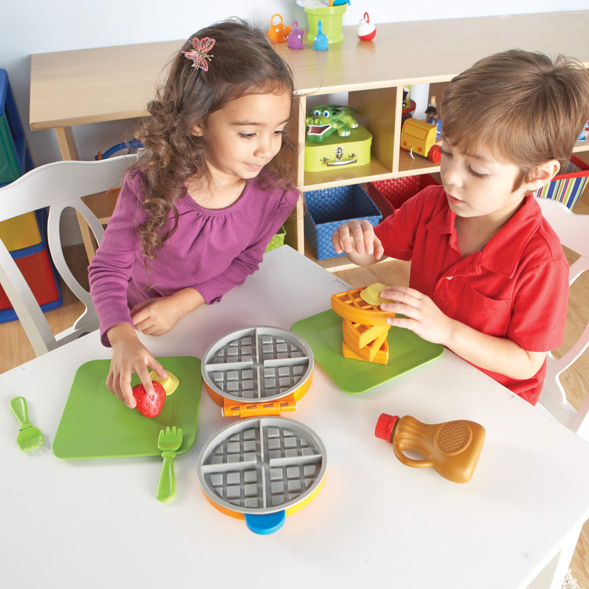 Foto 5 pulgar | Pretend Play Food Set Learning Resources New Sprouts Waffle - Venta Internacional.