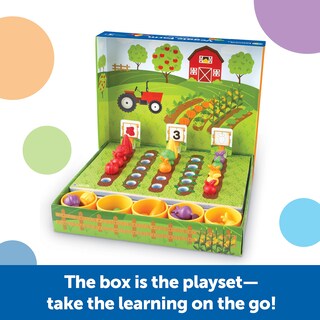 Foto 3 | Juego De Clasificación Toy Learning Resources Veggie Farm, 46 Piezas, Más De 3 - Venta Internacional.