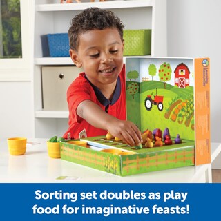 Foto 4 | Juego De Clasificación Toy Learning Resources Veggie Farm, 46 Piezas, Más De 3 - Venta Internacional.