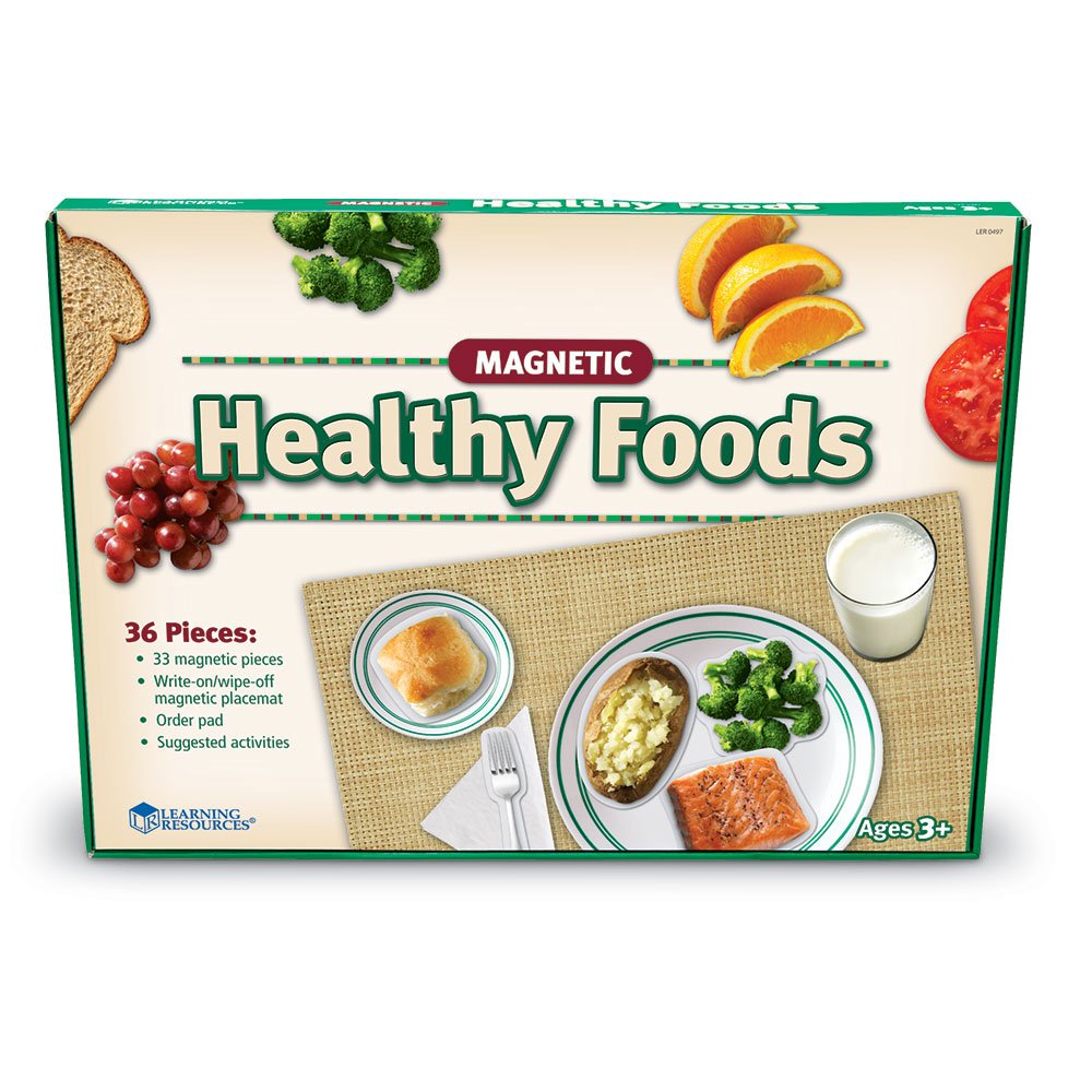 Foto 4 pulgar | Magnetic Food Learning Resources Healthy Foods 34 Piezas 3+ - Venta Internacional.
