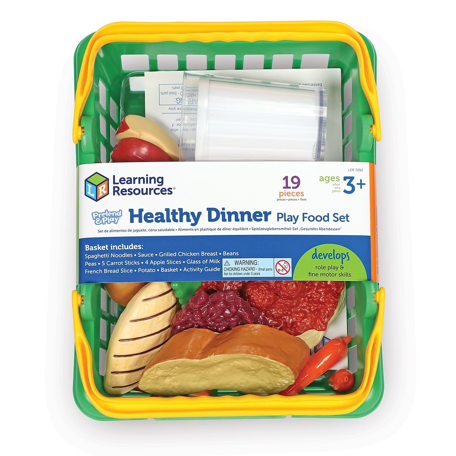 Foto 5 pulgar | Pretend Play Food Learning Resources Healthy Dinner 19 Piezas - Venta Internacional.