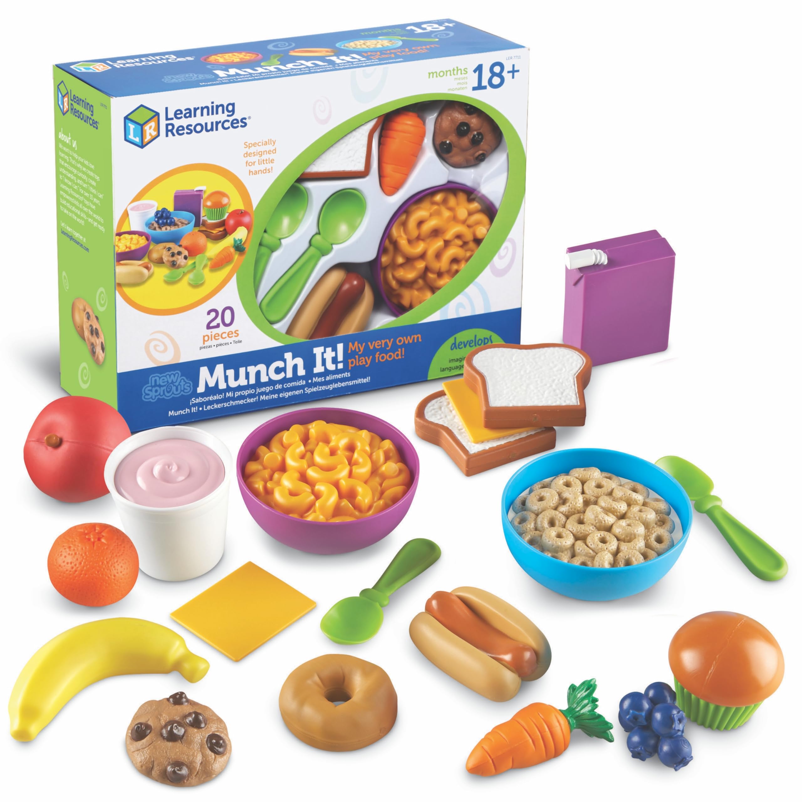 Foto 2 pulgar | Pretend Play Food Learning Resources New Sprouts Munch It! - Venta Internacional.