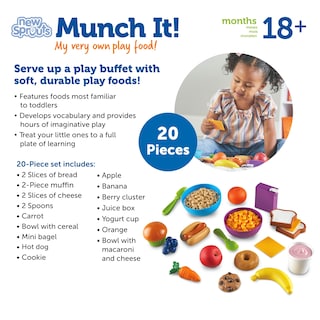 Foto 5 | Pretend Play Food Learning Resources New Sprouts Munch It! - Venta Internacional.