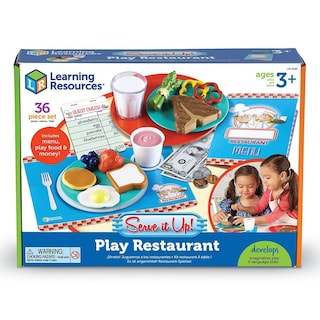 Foto 5 | Play Restaurant Set Learning Resources Serve It Up! 35 Piezas - Venta Internacional.