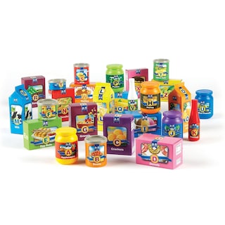 Foto 1 | Juego De Simulación Recursos De Aprendizaje Sobre Comida De La A A La Z Alphabet Groceries - Venta Internacional.