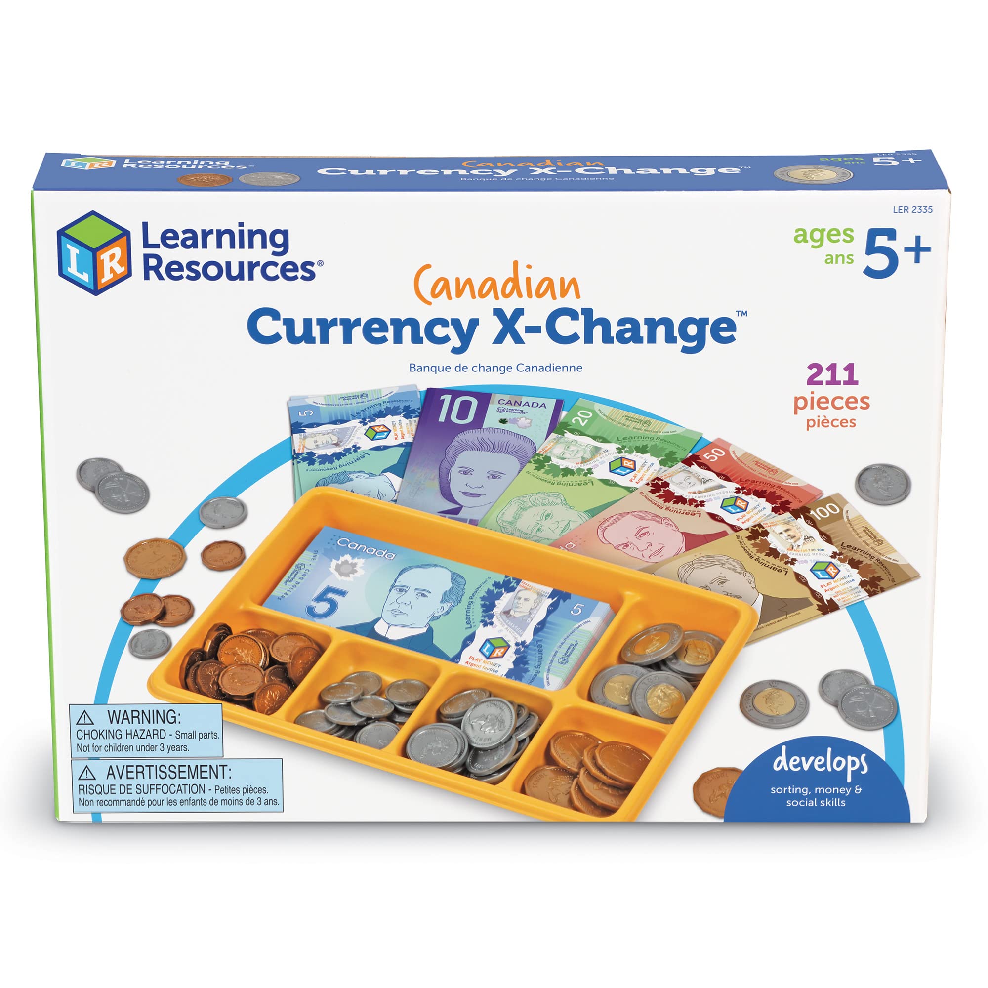 Foto 1 | Recursos De Aprendizaje De Pretend Play Money Currency-x-change - Venta Internacional.