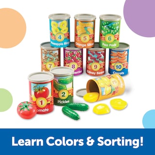 Foto 3 | Recursos De Aprendizaje Para Contar Latas, De Una A Diez, 65 Piezas, 3 O Más - Venta Internacional.