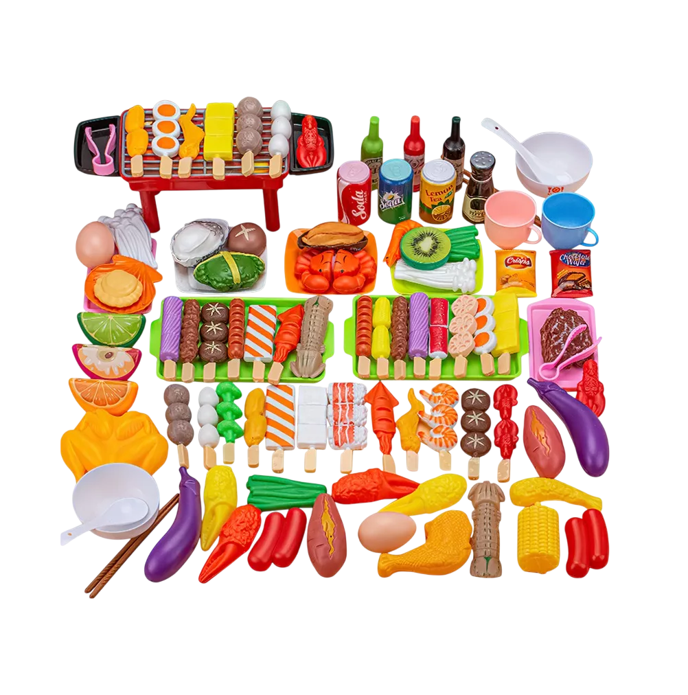 Foto 2 pulgar | Juguetes De Cocina Para Niños, Frutas Y Verduras, Fondue 100 Pzs Nude Colores