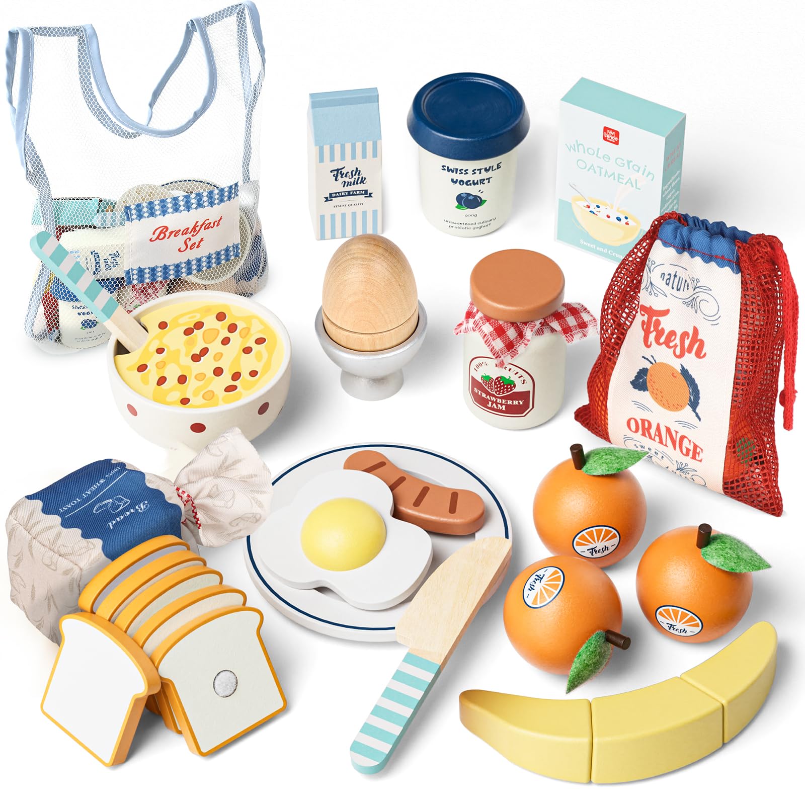 Foto 1 | Juego De Juguetes De Madera Lehoo Castle Para Cocina Infantil, Juego De Comida - Venta Internacional.