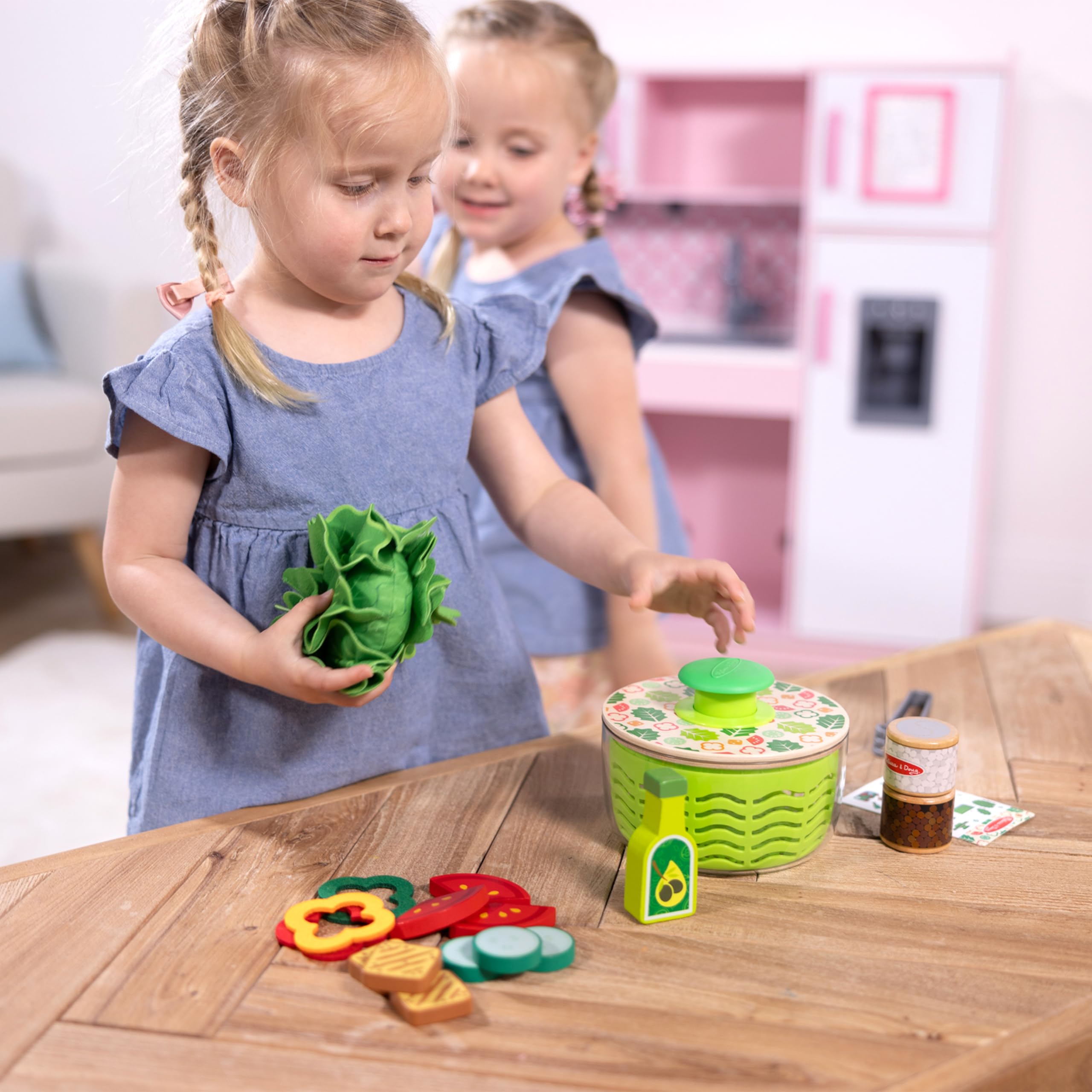 Foto 4 pulgar | Set De Juego Salad Spinner Melissa & Doug Para Niños Mayores De 3 Años - Venta Internacional.