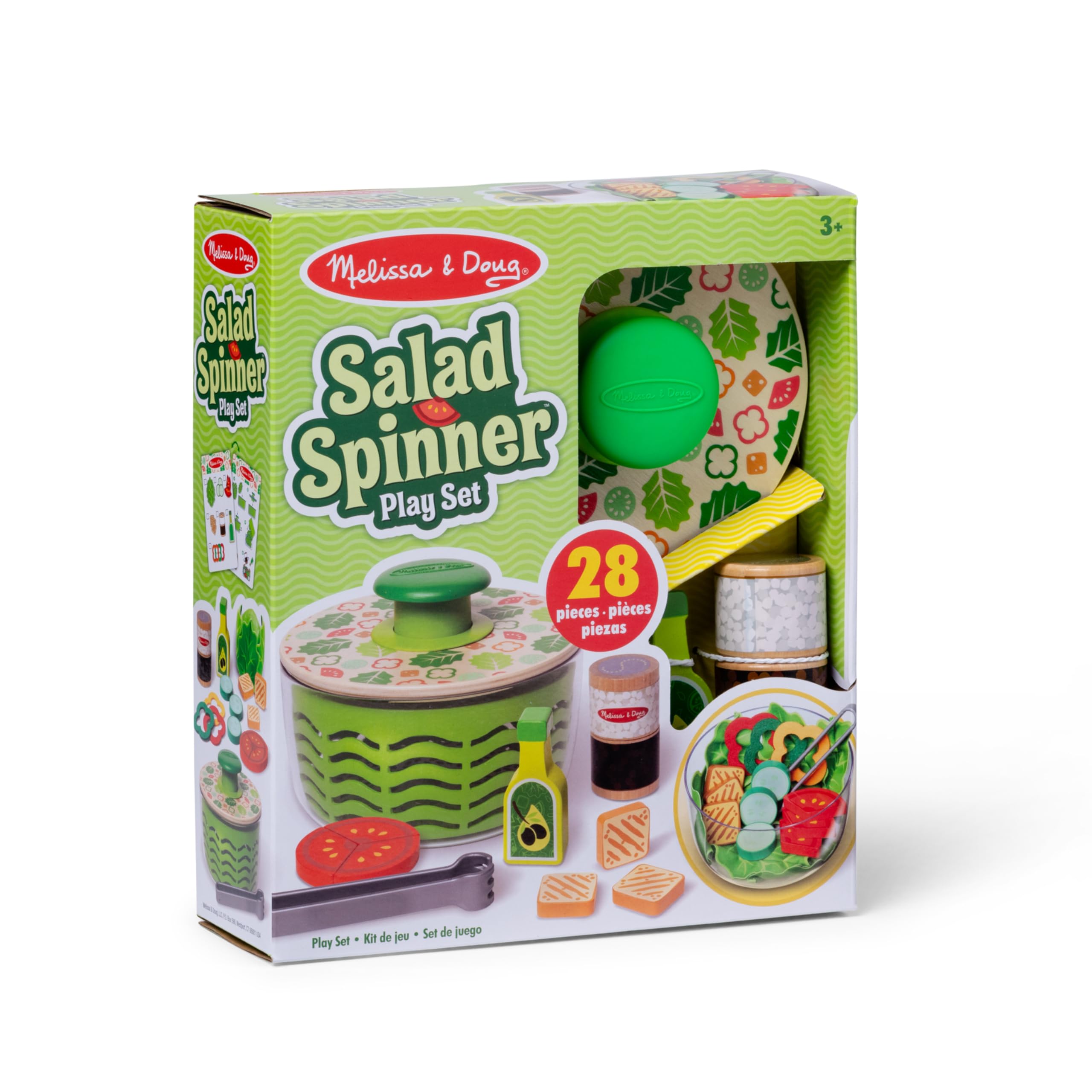 Foto 7 pulgar | Set De Juego Salad Spinner Melissa & Doug Para Niños Mayores De 3 Años - Venta Internacional.