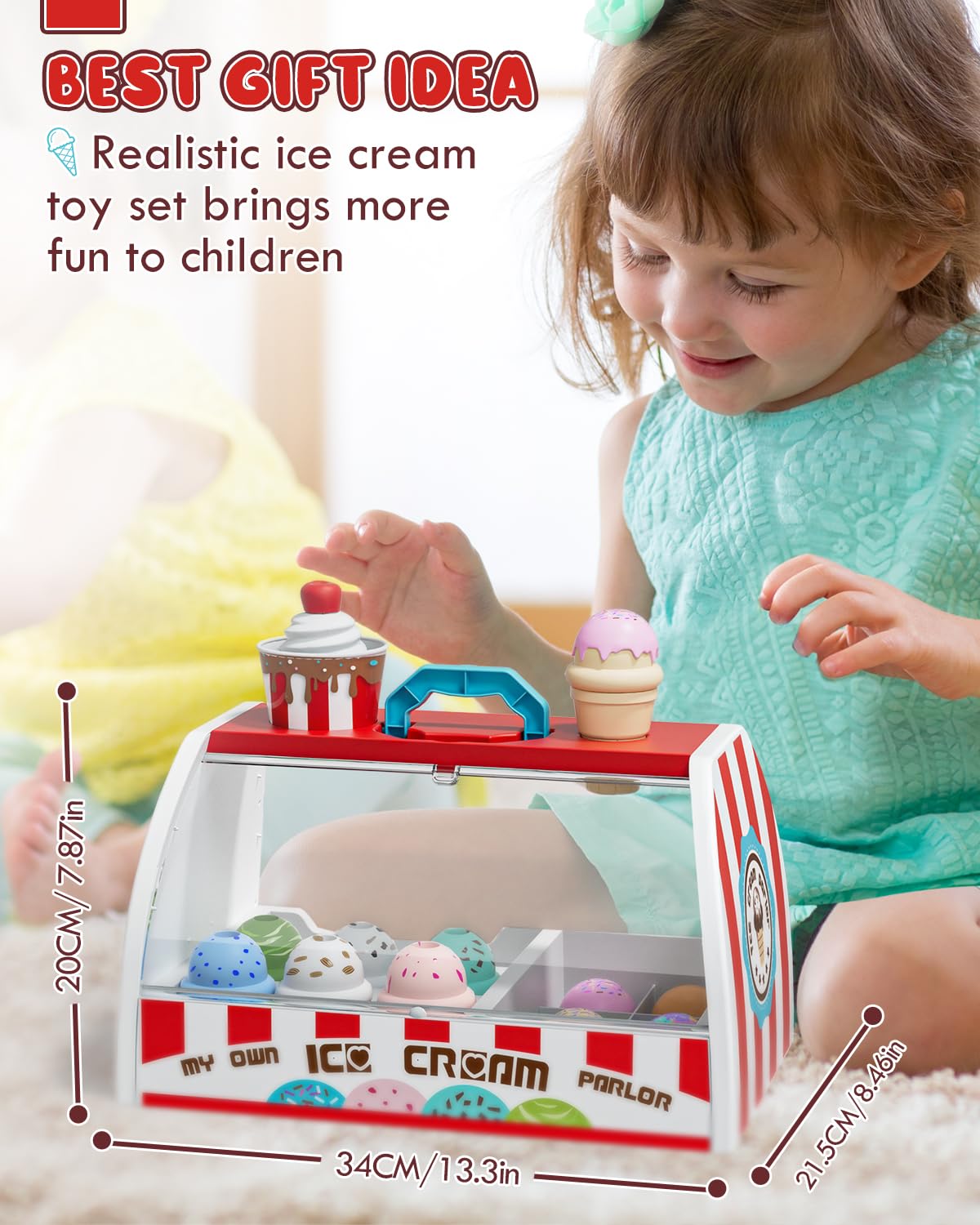 Foto 8 pulgar | Ice Cream Toys Lehoo Castle Para Niños De 3 A 5 Años - Venta Internacional.