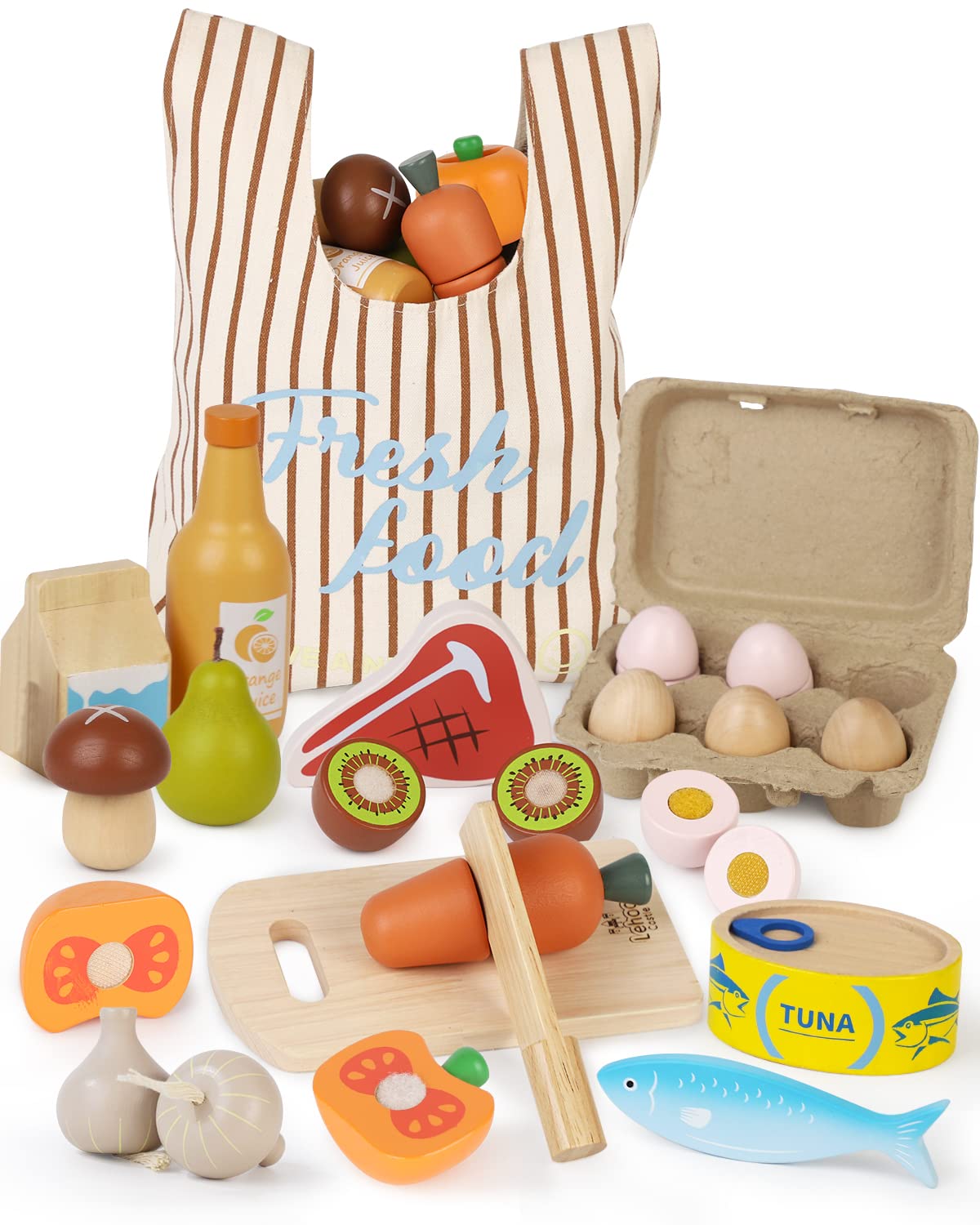 Foto 2 pulgar | Juego De Comida Lehoo Castle, De Madera, Para Cocina Infantil De Más De 3 Años - Venta Internacional.