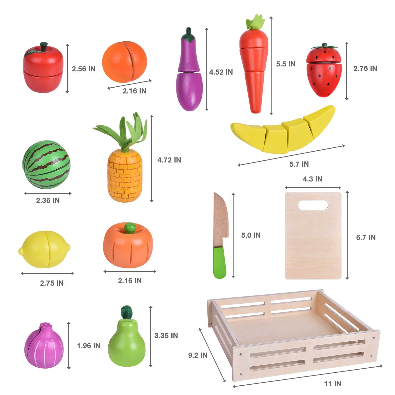 Foto 7 pulgar | Juguetes de Madera 35 Unidades - Venta Internacional