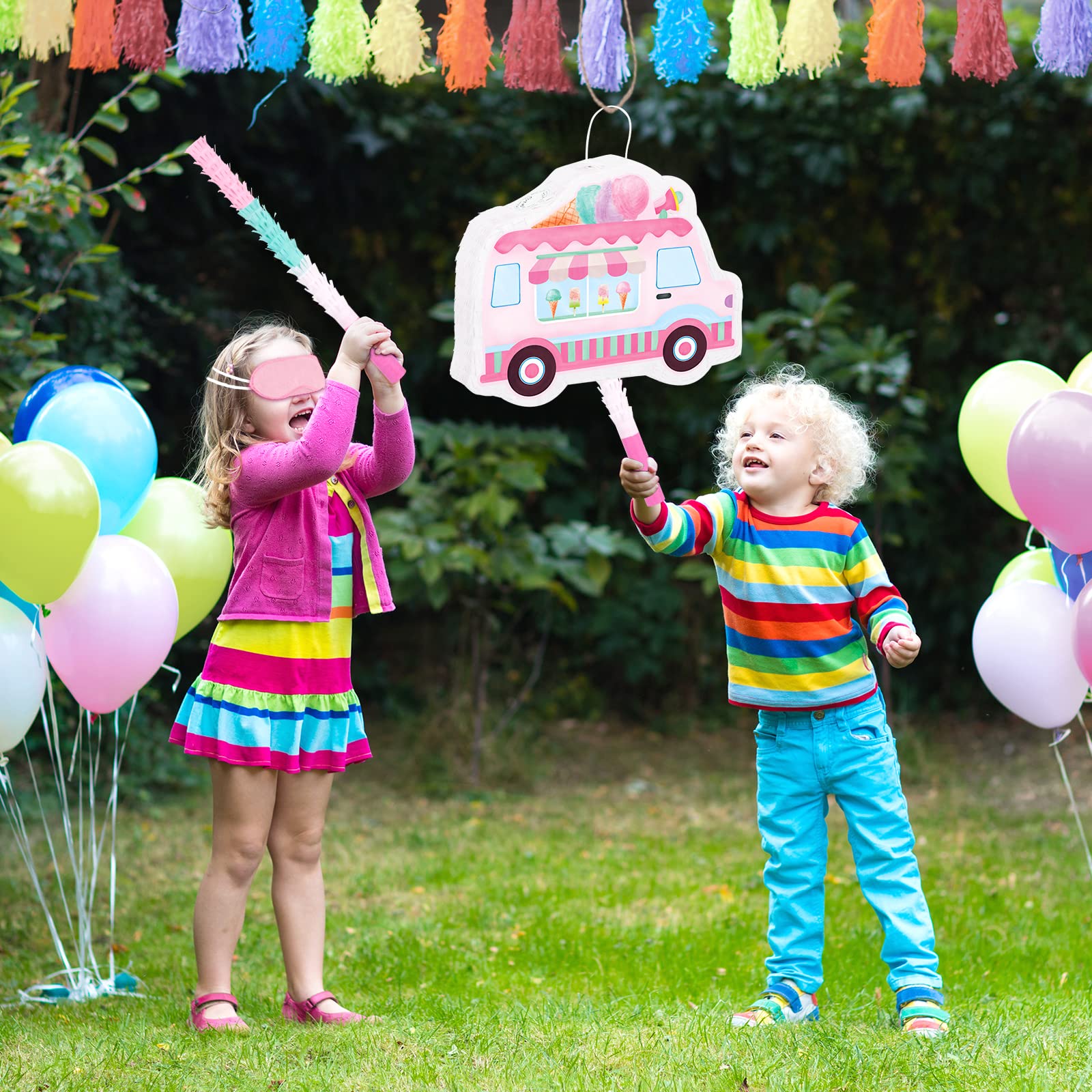 Foto 7 | Ice Cream Piñata Wernnsai, Camión De Helados Para Niños Y Niñas - Venta Internacional.