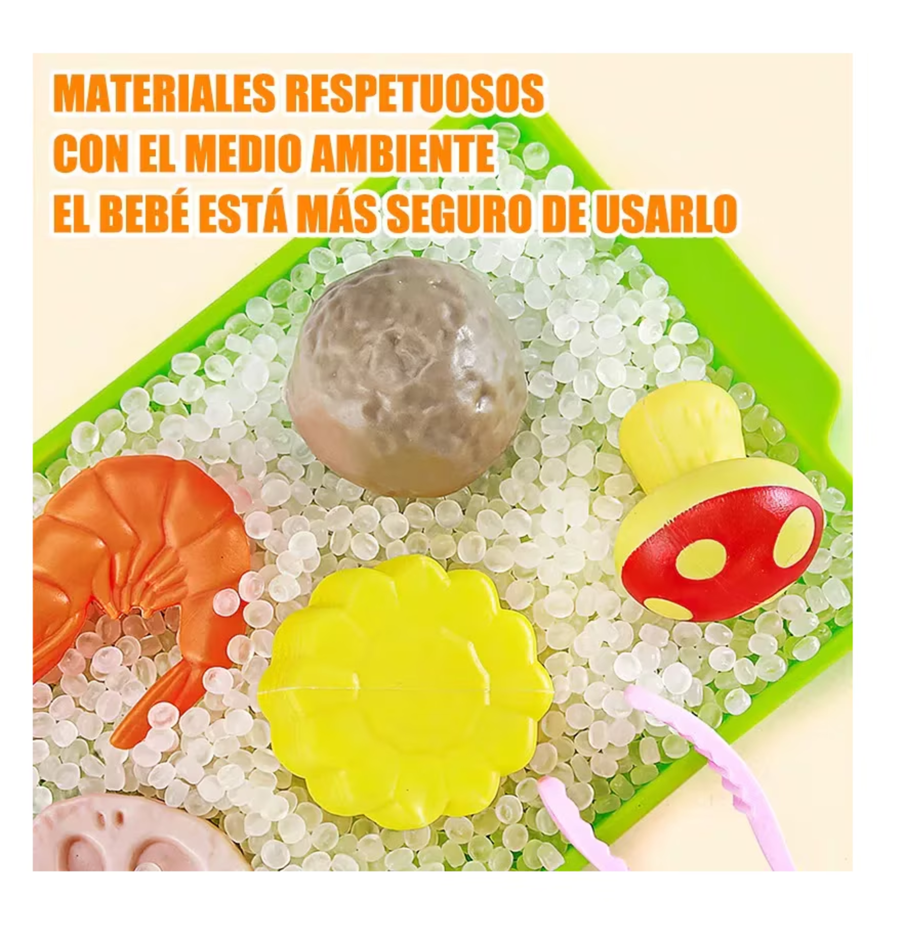 Foto 3 pulgar | Juguetes De Cocina Para Niños, Frutas Y Verduras, Fondue 100 Pzs, Colores