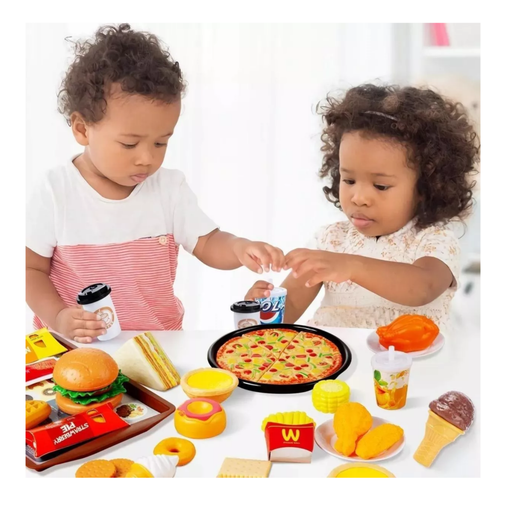 Foto 5 pulgar | Juego De Elementos De Cocina, Juguetes De Comida Para Niños Colores Belug
