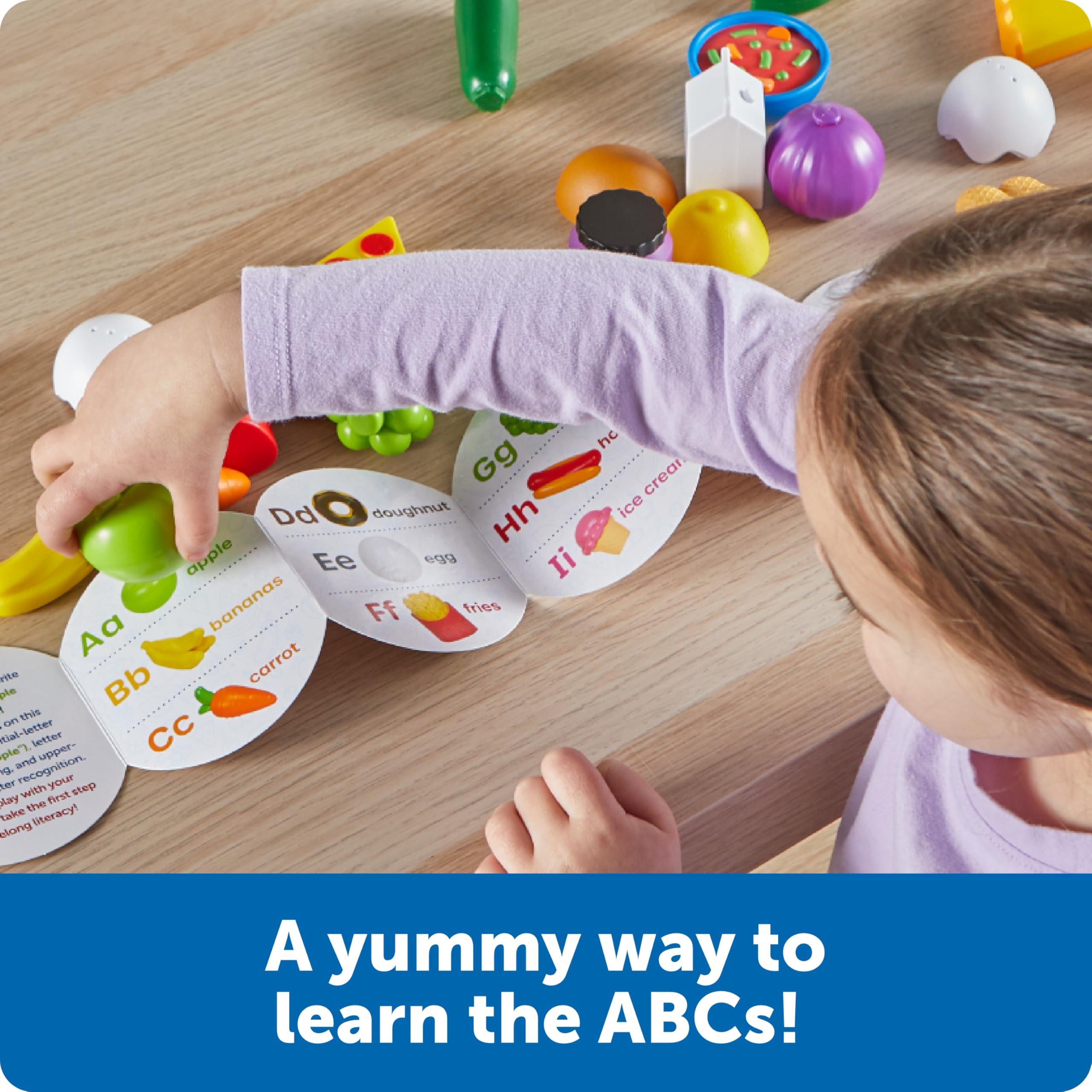 Foto 4 pulgar | Play Food Set Learning Resources A To Z Mini Foods Kids - Venta Internacional.
