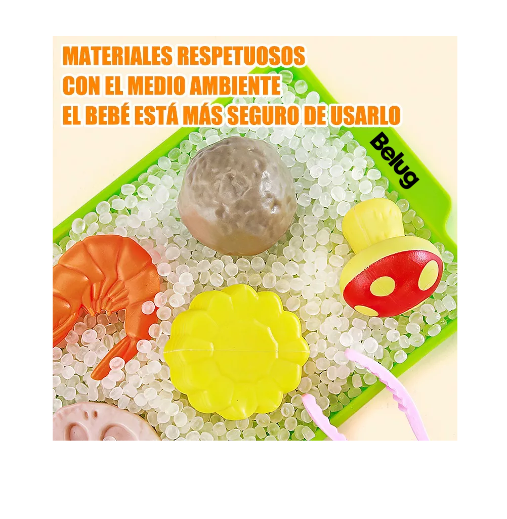 Foto 5 pulgar | Juguetes Cocina Para Niños, Frutas Y Verduras, Belug Fondue 100 Pzs Colores