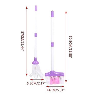 Foto 3 | Juego De Juguetes Cleaning Play Para Fregar, Escoba, Balde Y Recogedor Para Niños - Venta Internacional.