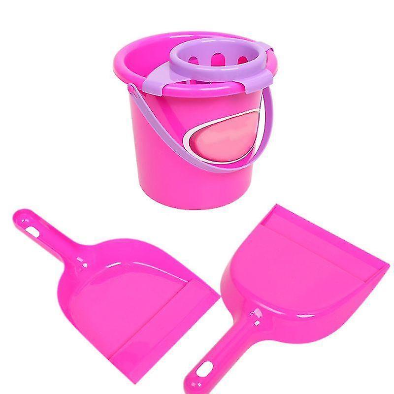 Foto 6 pulgar | Juego De Juguetes Cleaning Play Para Fregar, Escoba, Balde Y Recogedor Para Niños - Venta Internacional.