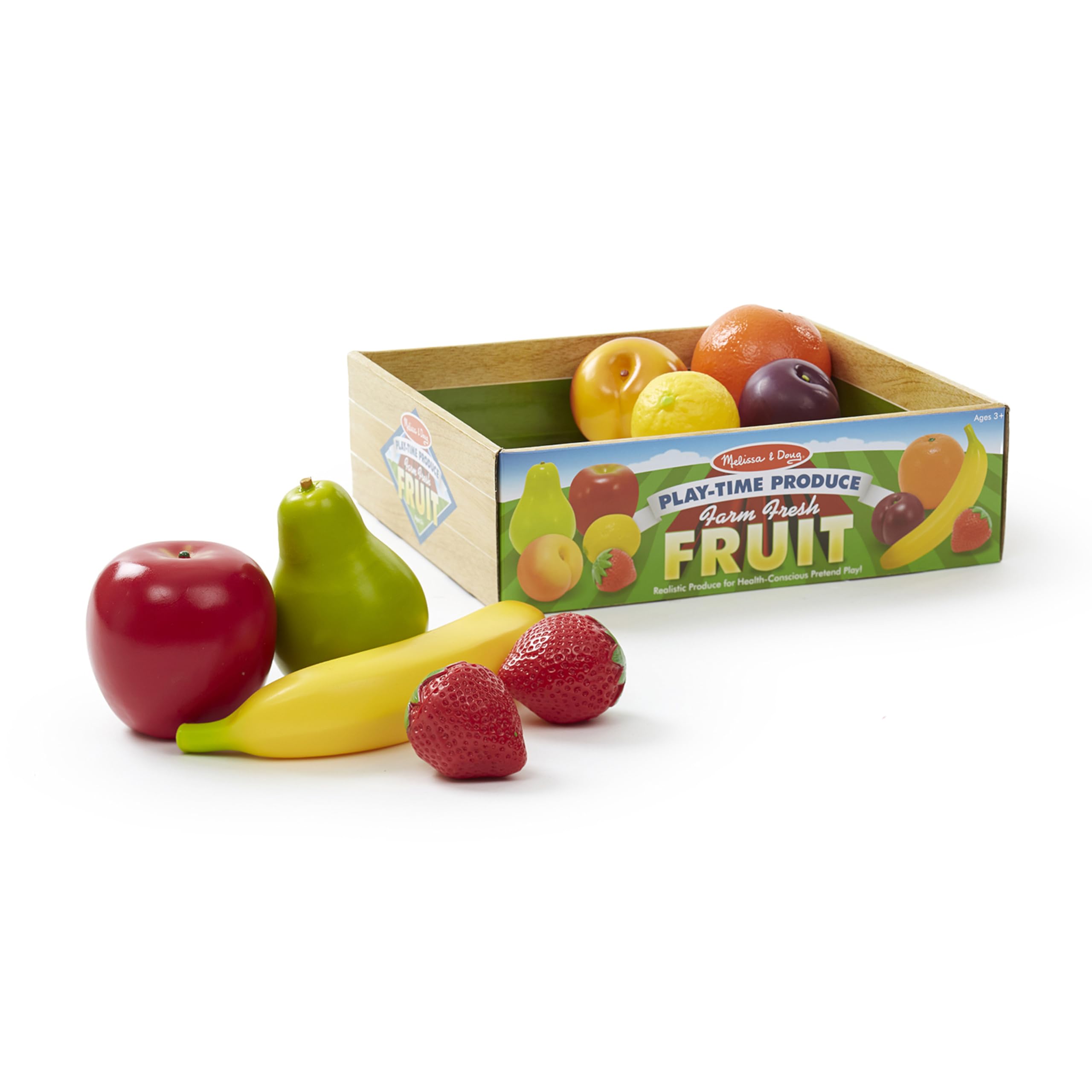 Foto 2 pulgar | Set Play Food Melissa & Doug Playtime Produce Frutas (9 Unidades) - Venta Internacional.