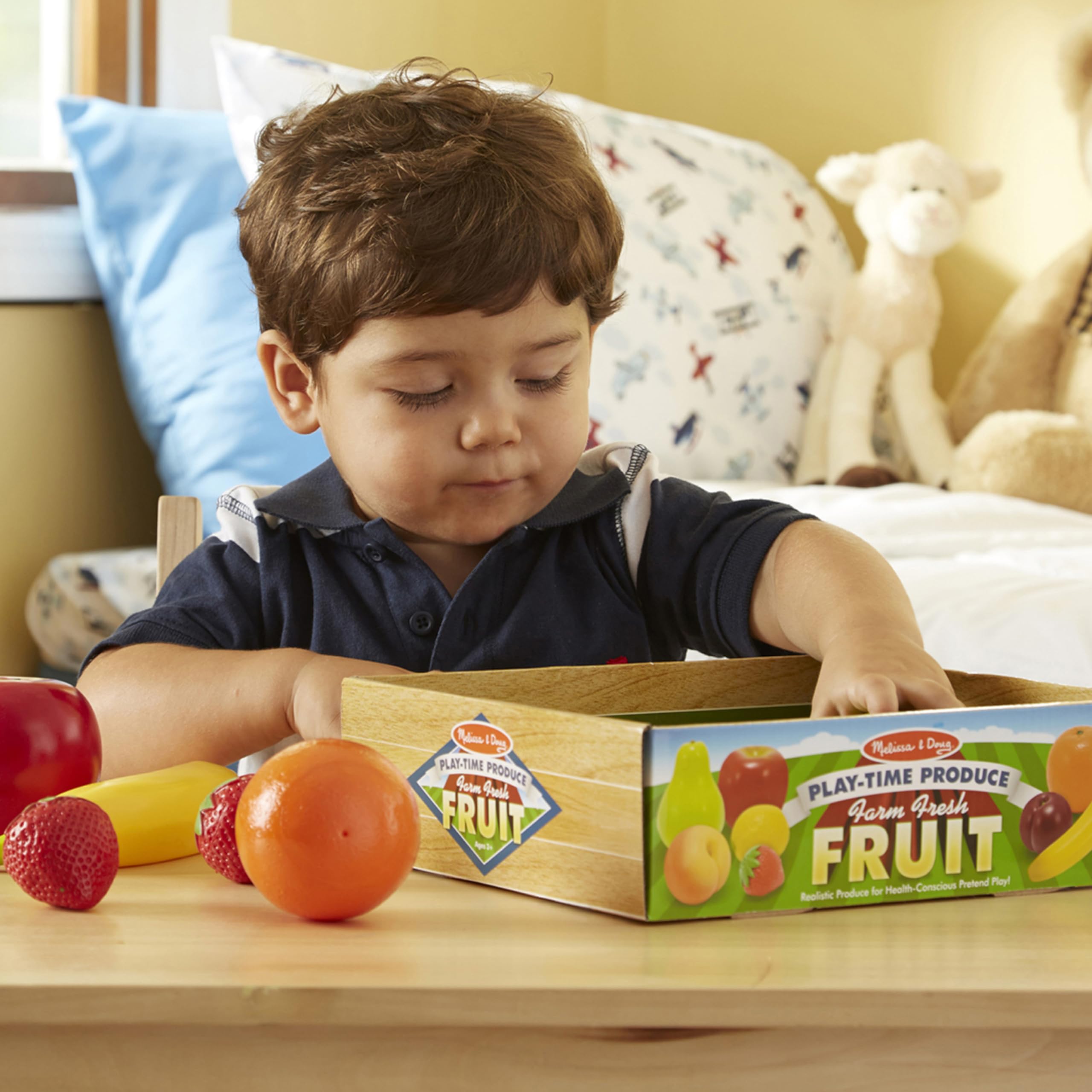 Foto 6 pulgar | Set Play Food Melissa & Doug Playtime Produce Frutas (9 Unidades) - Venta Internacional.
