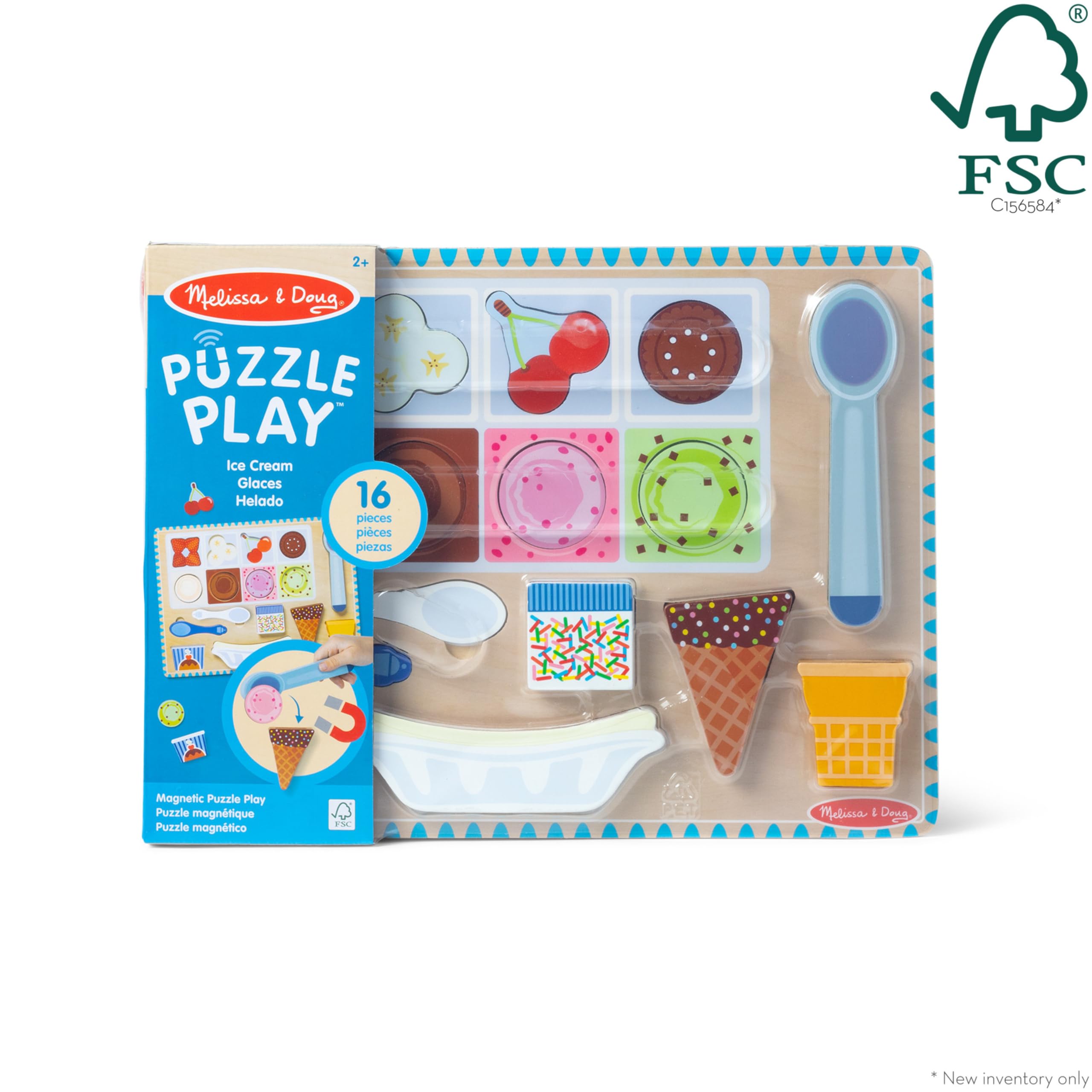 Foto 7 pulgar | Set Puzzle Play Melissa & Doug Ice Cream Con 16 Imanes 2+ - Venta Internacional.
