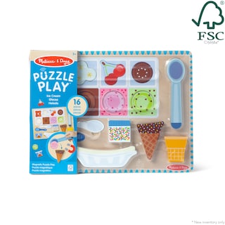 Foto 6 | Set Puzzle Play Melissa & Doug Ice Cream Con 16 Imanes 2+ - Venta Internacional.