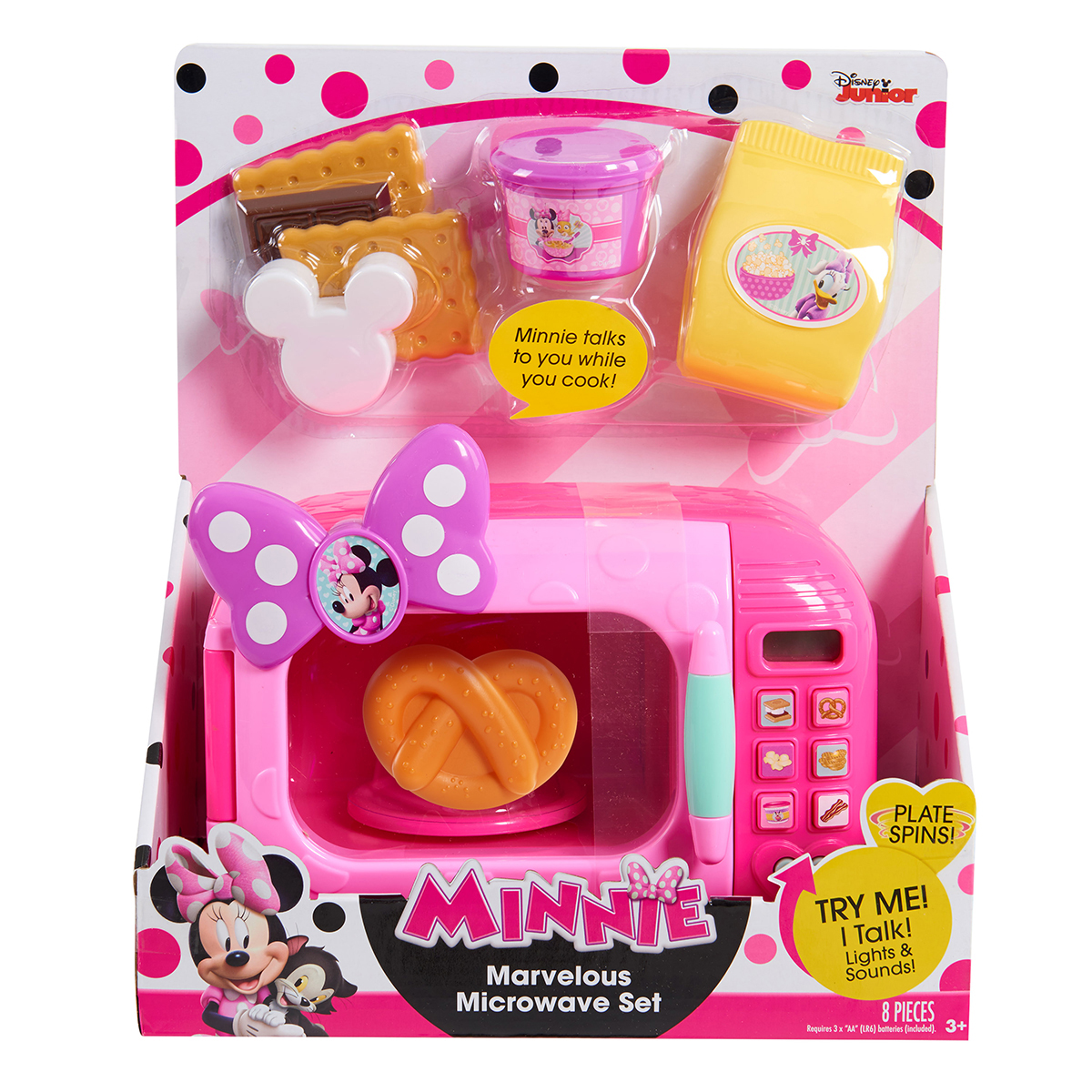 Microondas Disney Minnie Boutique Just Play 8 Piezas