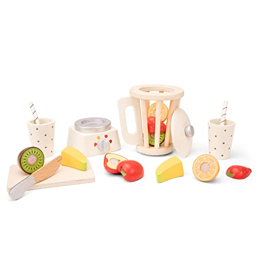 Foto 2 | Set De Batidos De Madera Pretend Play Toy New Classic Toys - Venta Internacional.