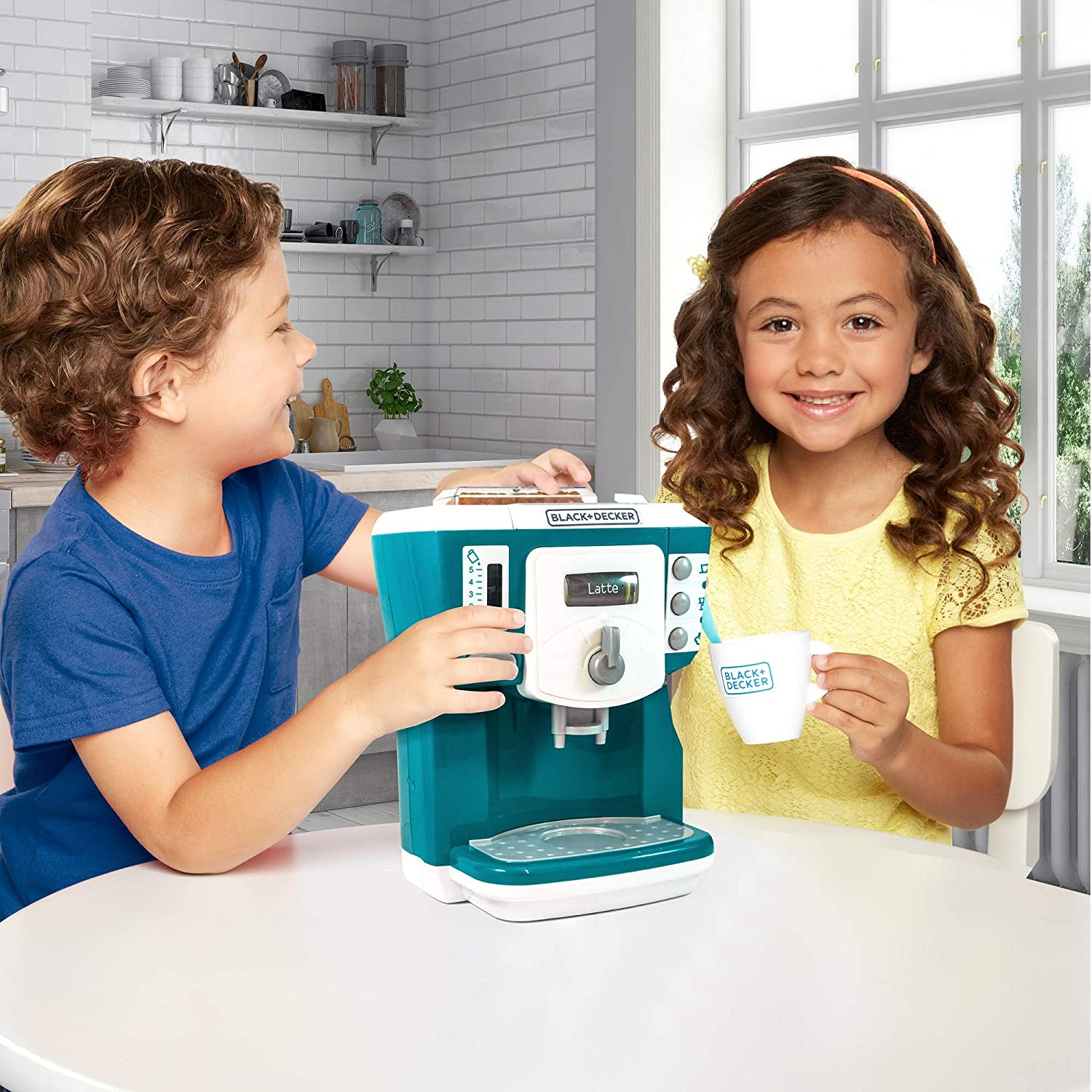 Foto 3 pulgar | Cafetera Black+decker Junior Con Acción Realista Para Niños - Venta Internacional.