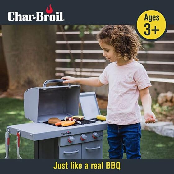 Foto 5 pulgar | Set De Barbacoa Char-broil Kids Con Parrilla, Pinzas, Espátula Y Juguetes Para Comida - Venta Internacional.