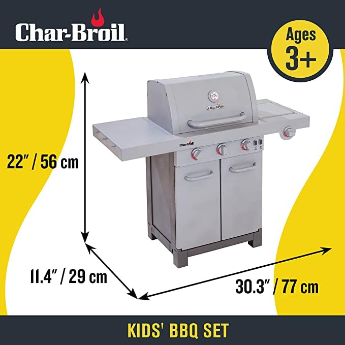 Foto 6 pulgar | Set De Barbacoa Char-broil Kids Con Parrilla, Pinzas, Espátula Y Juguetes Para Comida - Venta Internacional.