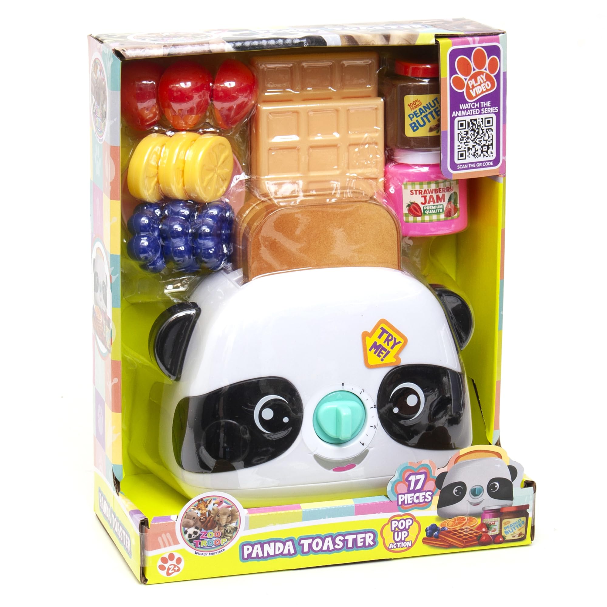 Foto 2 | Tostadora Boley Zoo Troop Panda Para Electrodomésticos De Cocina Con 17 Piezas - Venta Internacional.