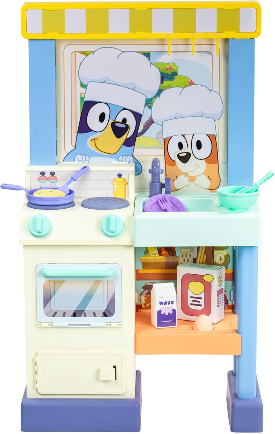 Foto 2 pulgar | Bluey - Juego De Cocina De Cocinero Con Más De 20 Sonidos Y Luces