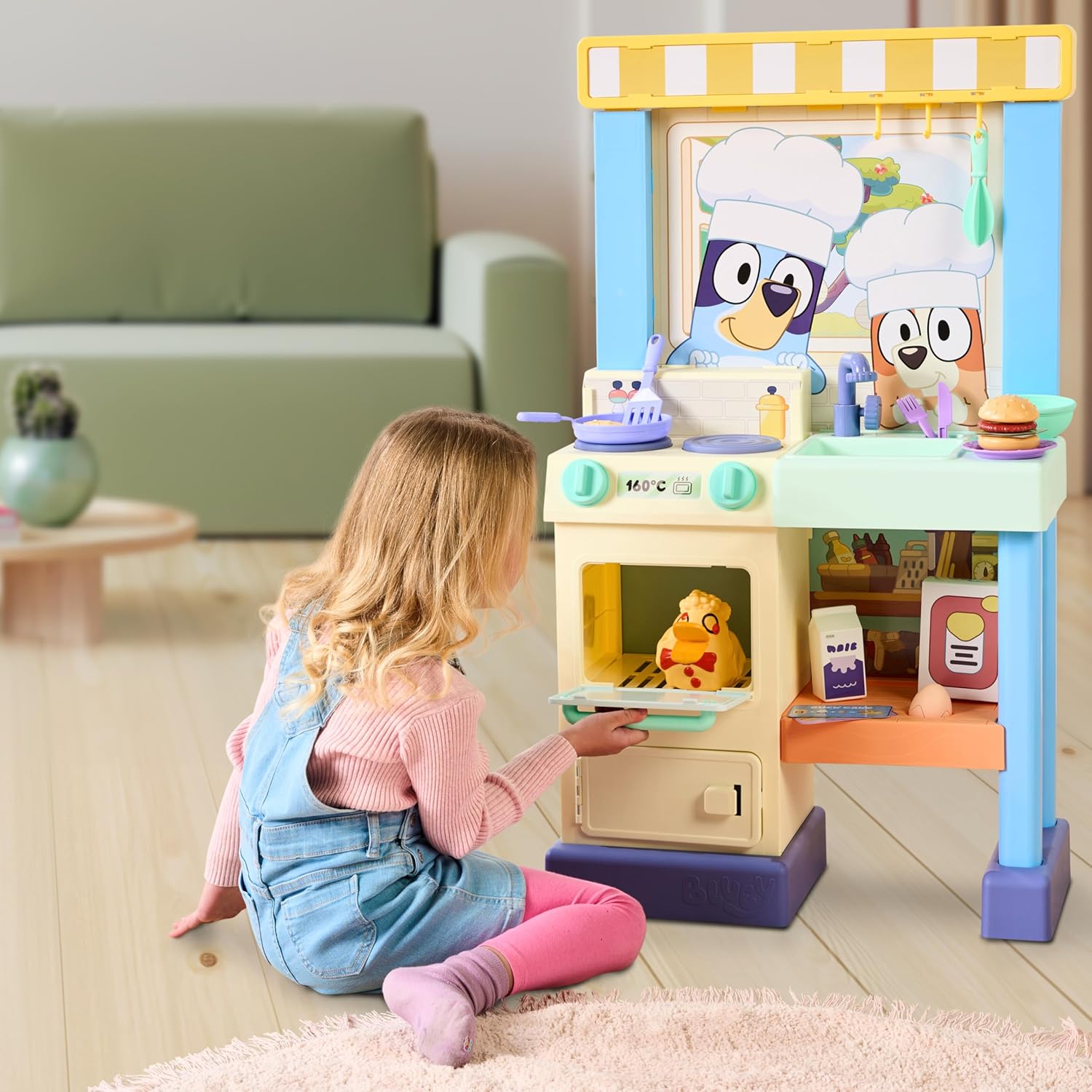 Foto 4 pulgar | Bluey - Juego De Cocina De Cocinero Con Más De 20 Sonidos Y Luces