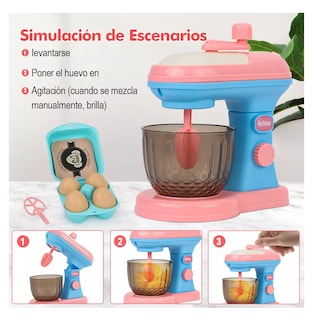 Foto 2 | Juguetes De Cocina Postres Licuadora De Juguete Regalos Colores
