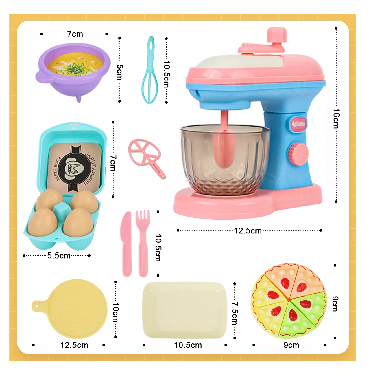 Foto 4 pulgar | Juguetes de Cocina Postres Licuadora para Niños