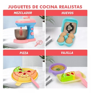 Foto 5 | Juguetes de Cocina Postres Licuadora para Niños