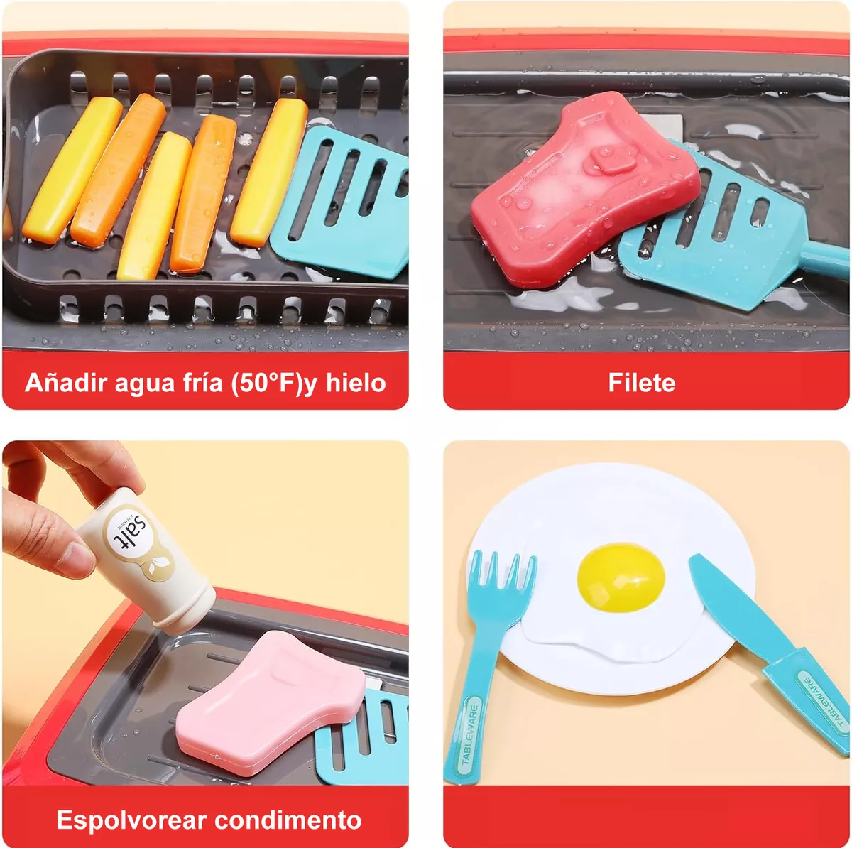 Foto 4 pulgar | Cocina de Juguete Belug con Luz y Sonido