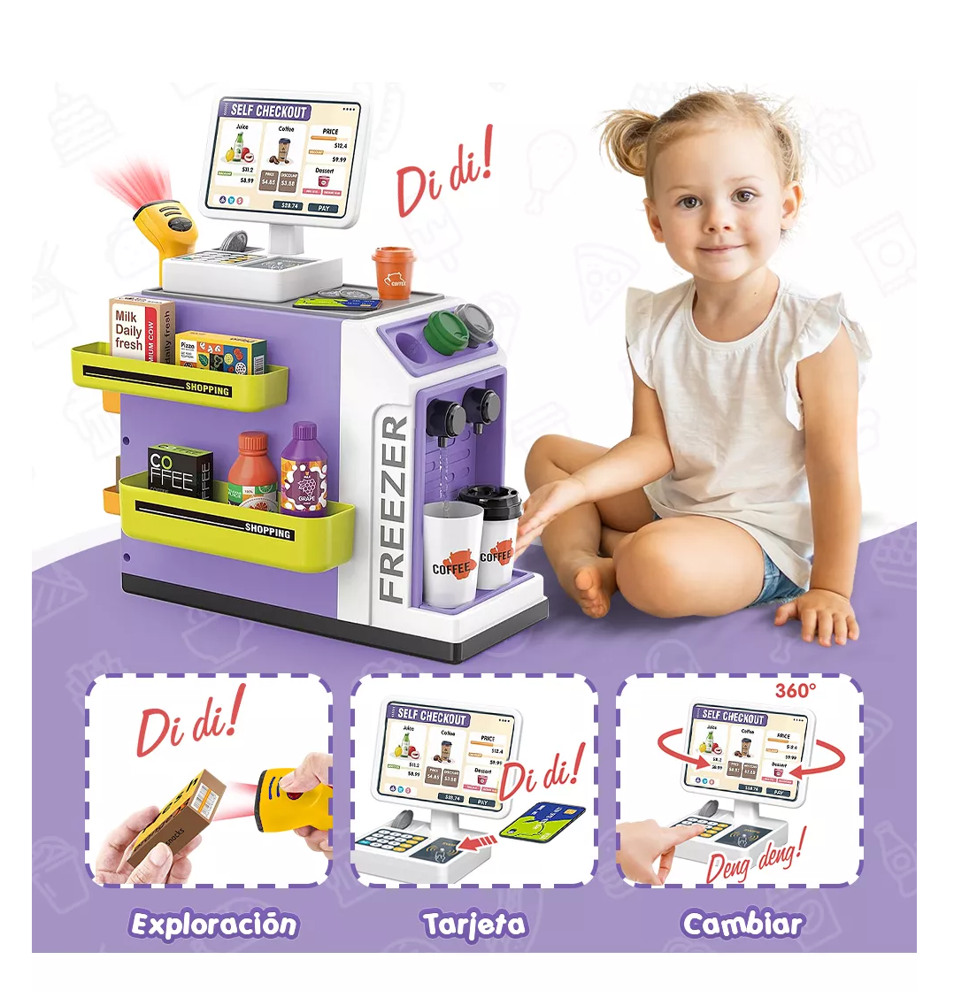 Foto 4 pulgar | Caja Registradora Belug Infantil
