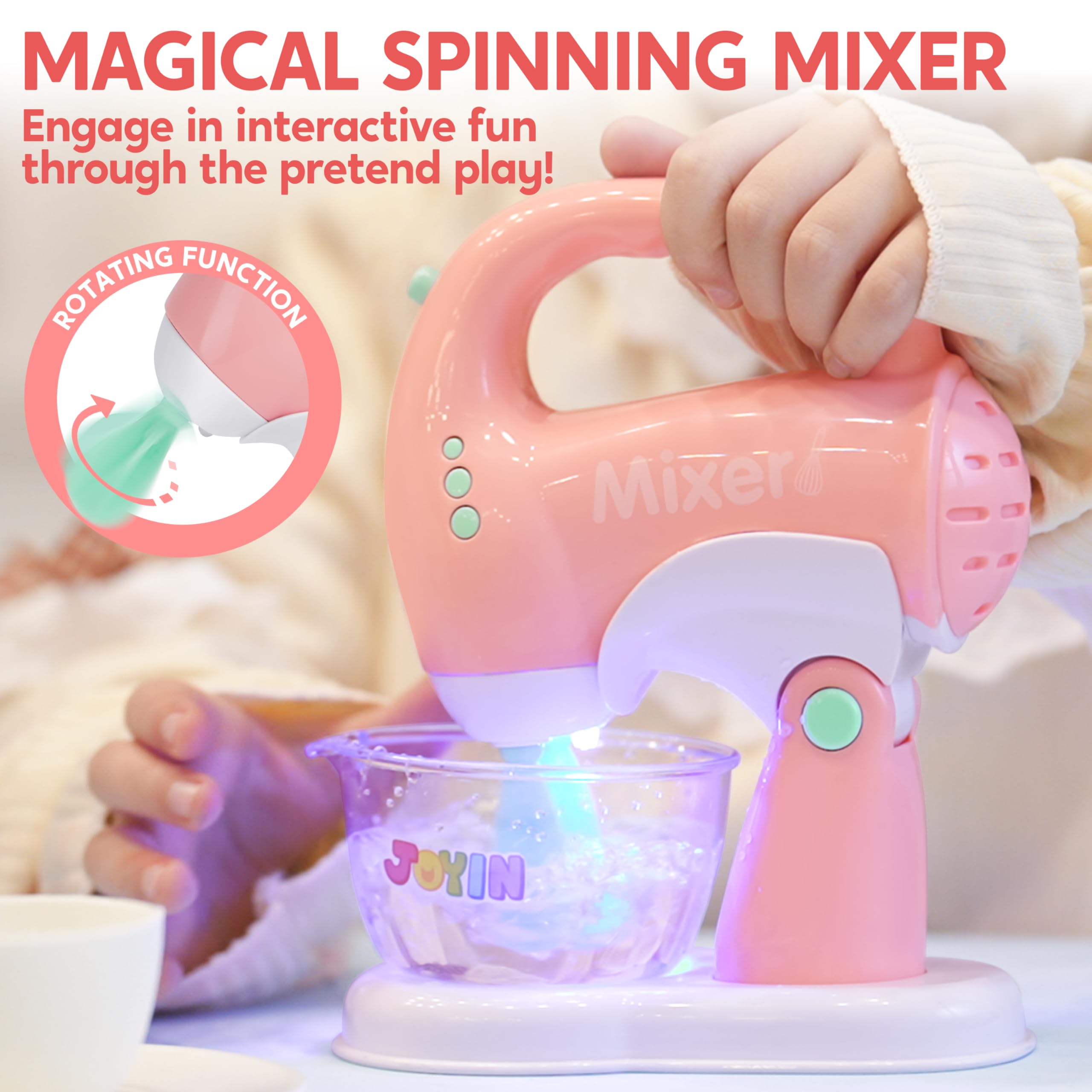Foto 5 | Set de Electrodomésticos de Juguetes Joyin Play Rosa - Venta Internacional