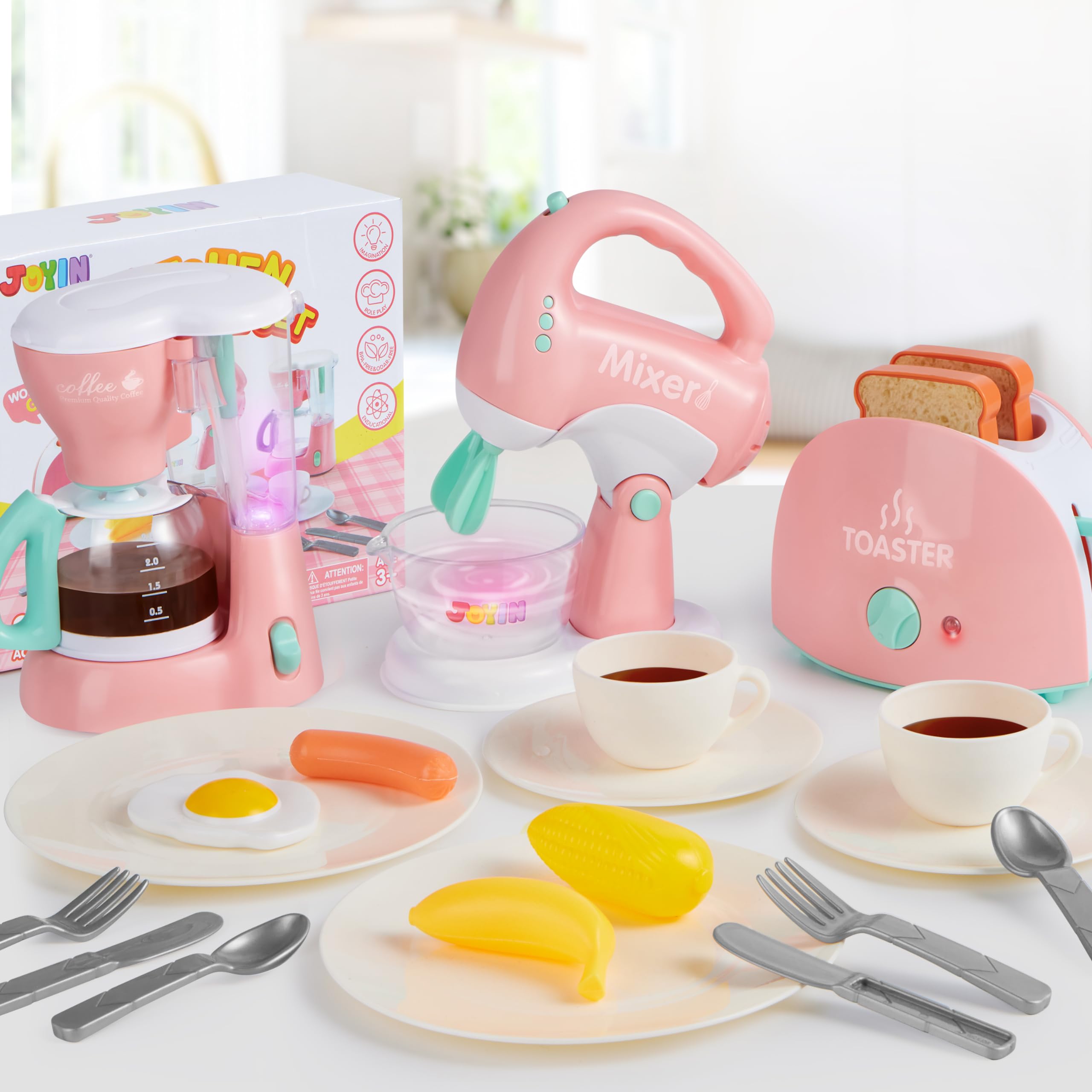 Foto 6 | Set de Electrodomésticos de Juguetes Joyin Play Rosa - Venta Internacional