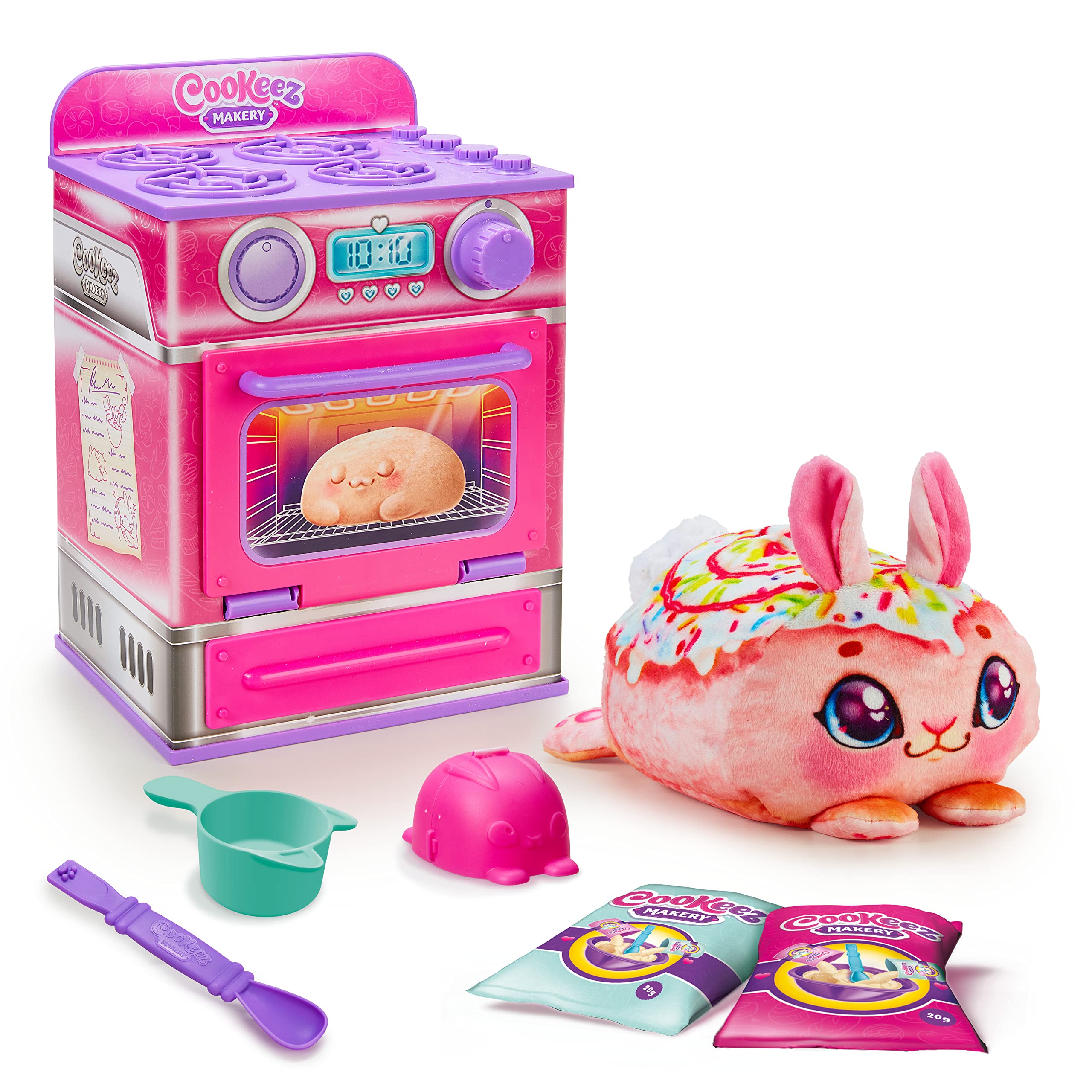 Foto 2 pulgar | Cookeez Makery Cinnamon Treats Oven Mix & Make Plush Friend - Venta Internacional.